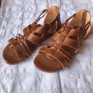 Womens leather Bedstu sandals